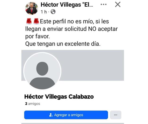 Reporta exalcalde cuenta falsa en redes sociales Reporta exalcalde cuenta falsa en redes sociales