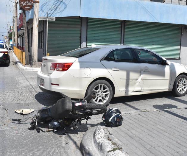 Motociclista resulta herido en choque vial en Reynosa Motociclista resulta herido en choque vial en Reynosa