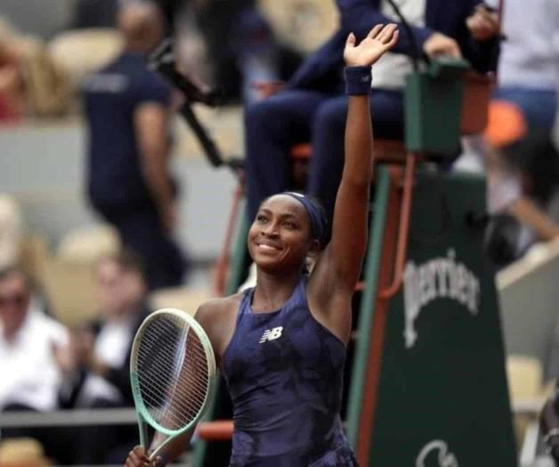 Coco Gauff avanza a Cuartos de Final en Roland Garros
