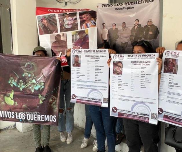 Seguirá búsqueda de los músicos del Grupo Fugitivo de Reynosa Seguirá búsqueda de los músicos del Grupo Fugitivo de Reynosa