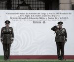 Rubén Darío Díaz Esparza asume como director de Educación Militar
