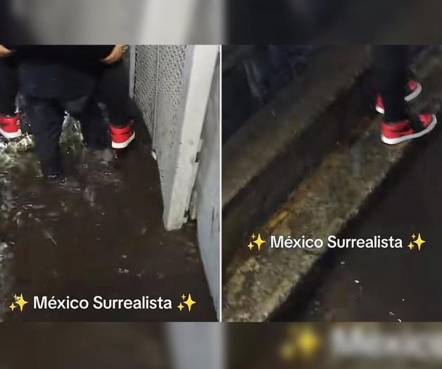 Cobran 10 pesos por cargar a usuarios tras inundaciones en Metro Cobran 10 pesos por cargar a usuarios tras inundaciones en Metro