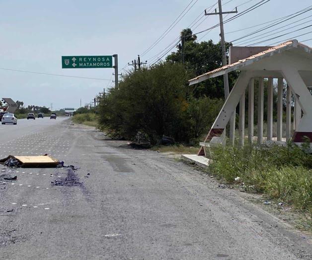 Paradas de camiones son rafagueadas