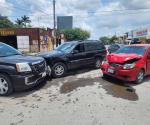 Fuerte colisión en zona centro