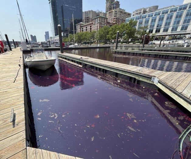 Derrame de 2.000 galones de combustible en puerto de Baltimore Derrame de 2.000 galones de combustible en puerto de Baltimore