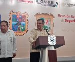 Conferencia de prensa con el gobernador Américo Villarreal, al concluir la Reunión Regional Noreste de Seguridad Pública, con los gobernadores de Nuevo León y Coahuila.