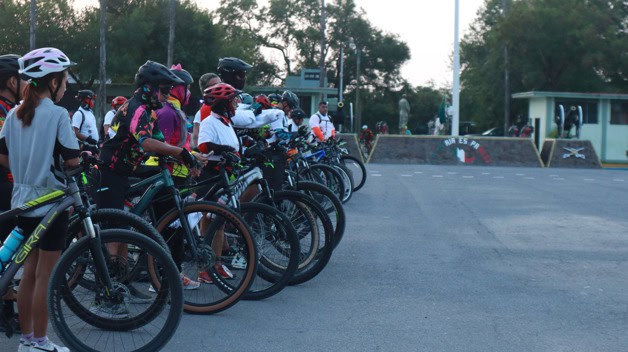 Exitosa Rodada Ciclista organizada por Sedena en Reynosa