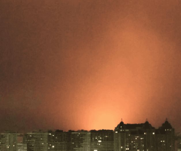 Ataque con drones activa defensas en Kiev Ataque con drones activa defensas en Kiev