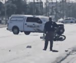 Muere motociclista al chocar con un camión