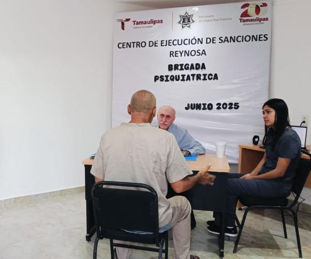 Dan atención psiquiátrica a los internos en el CEDES Reynosa Dan atención psiquiátrica a los internos en el CEDES Reynosa