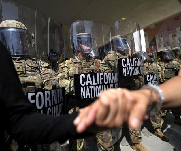 Autoriza Trump despliegue de Guardia Nacional en LA Autoriza Trump despliegue de Guardia Nacional en LA