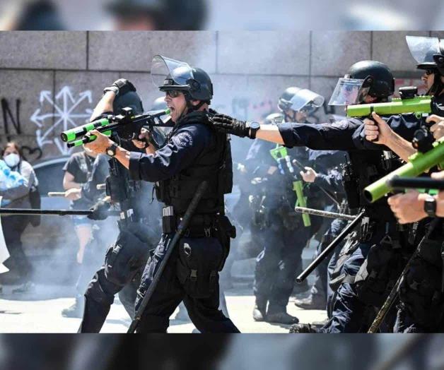 Declaran toque de queda en centro de Los &Aacute;ngeles