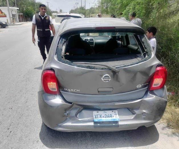 Chocan por alcance en la 115 Chocan por alcance en la 115