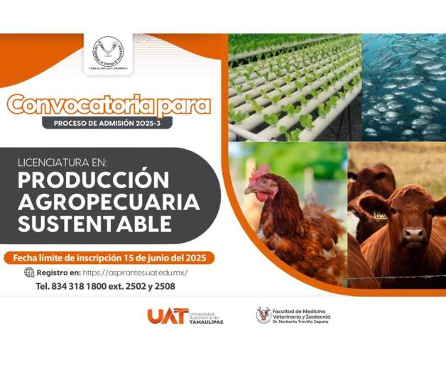 Invita UAT a  Licenciatura  en Producci&oacute;n Agropecuaria