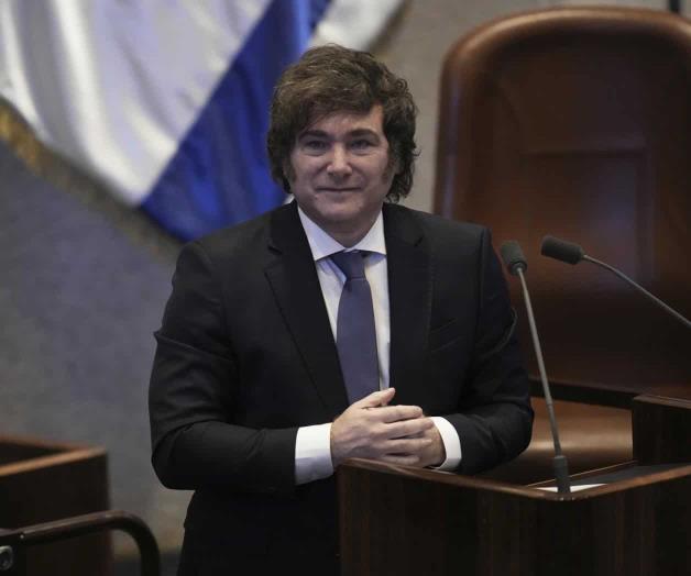 El presidente argentino Javier Milei recibe el Premio G&eacute;nesis en Israel