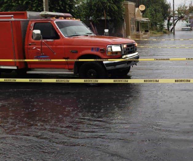 Fuerte lluvia en Miguel Alemán Fuerte lluvia en Miguel Alemán