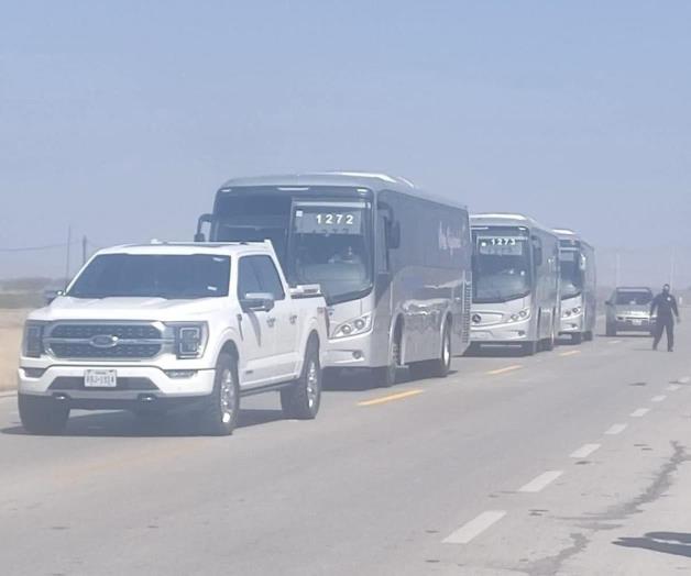 Ajustan camiones horario de salida