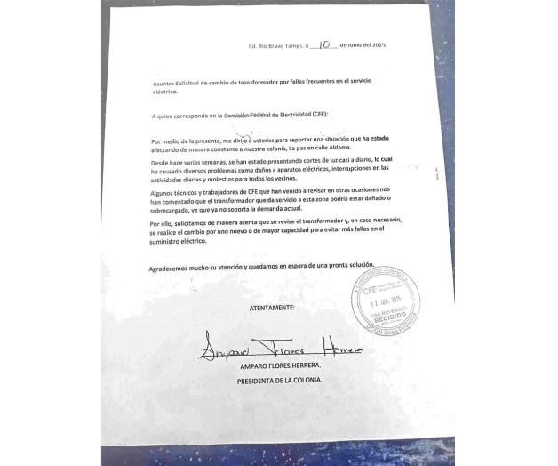 Promete CFE  atender falla de transformador