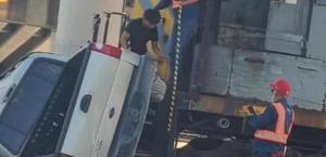 Locomotora embiste tres vehículos en menos de una hora en Río Bravo