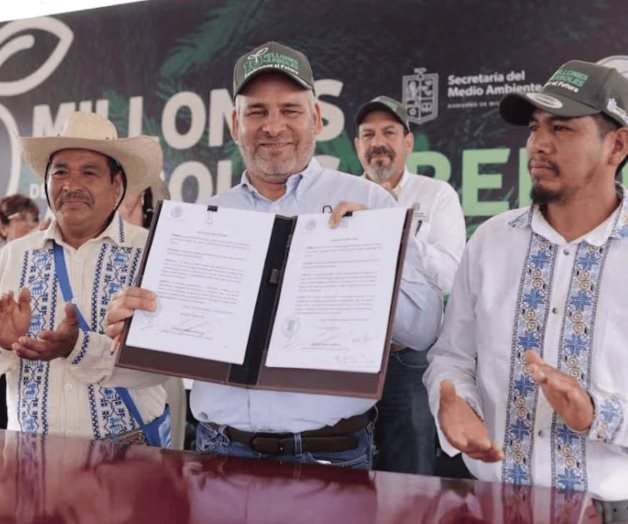 Michoac&aacute;n depliega ej&eacute;rcito verde; reforestar&aacute;n 14 mil hect&aacute;reas