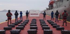Aseguran tonelada de cocaína frente a costas de Guerrero