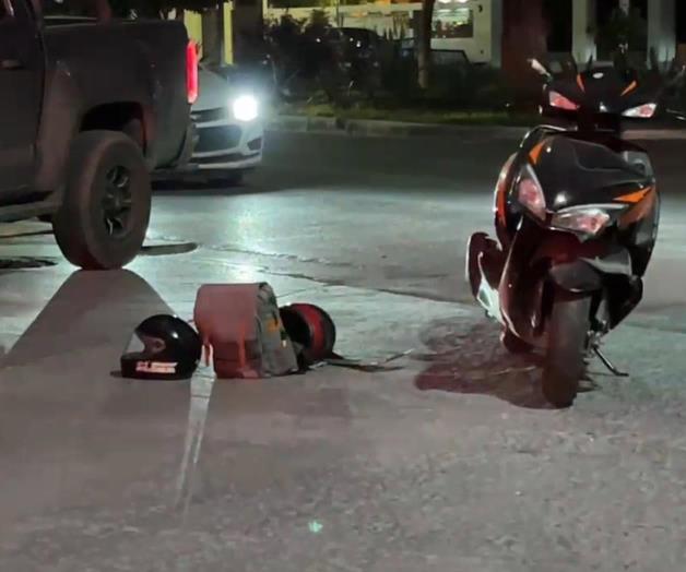 Arrolla automovilista a un hombre en moto Arrolla automovilista a un hombre en moto