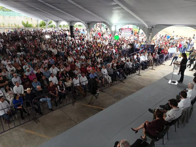 "Vamos a defender dignamente a las y los mexicanos de aqu&iacute; y del otro lado de la frontera": Claudia Sheinbaum Pardo