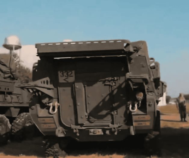 Llegan al Valle los vehículos Stryker