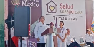 Enlace del gobernador Américo Villarreal, con la presidenta Claudia Sheinbaum Pardo, por el Programa Salud Casa por Casa.