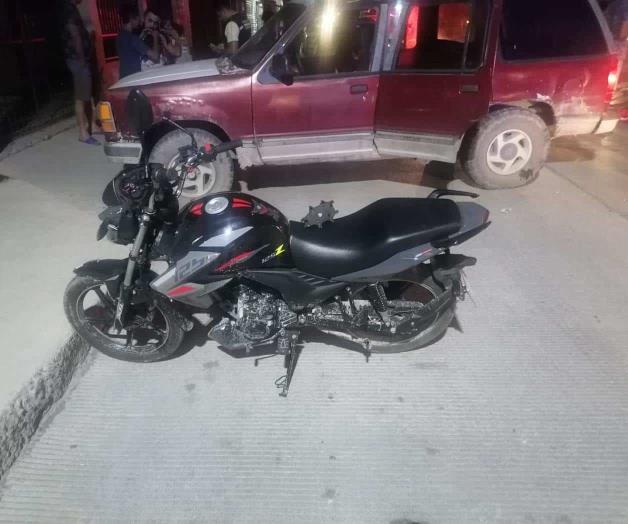 Reynosense tira a un motociclista Reynosense tira a un motociclista