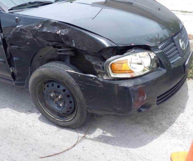 Fuerte choque en carretera 82