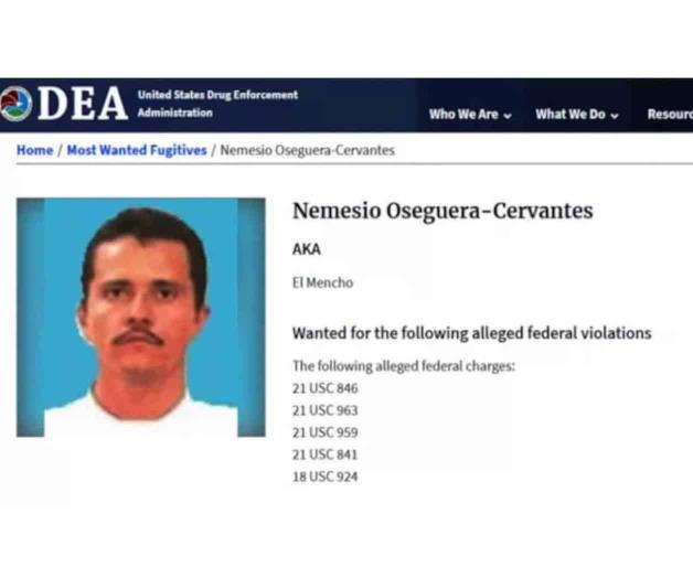 El Mencho, ahora en la mira de EU por terrorismo