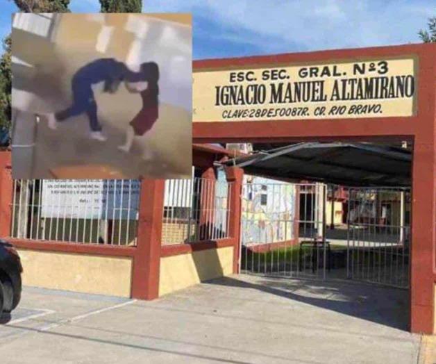 Graban riña entre alumnas en secundaria de Río Bravo; director pide apoyo de padres