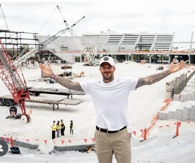 David Beckham muestra avances del nuevo estadio en Miami Freedom Park
