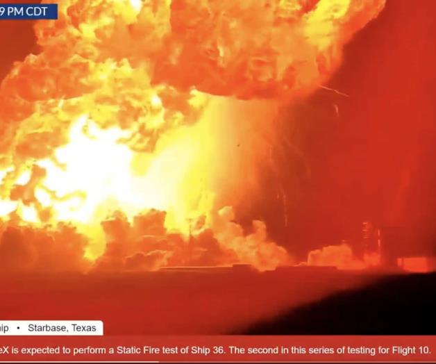 Explosión de Starship sorprende a residentes de Tamaulipas y Texas