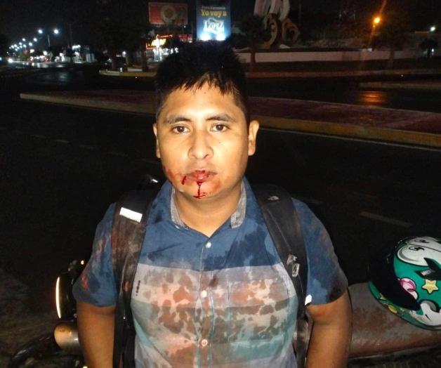 Viene a fiesta, termina herido Viene a fiesta, termina herido