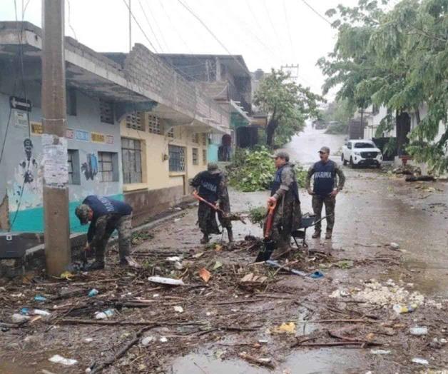 Tormenta Erick golpea 12 municipios en Oaxaca y Guerrero