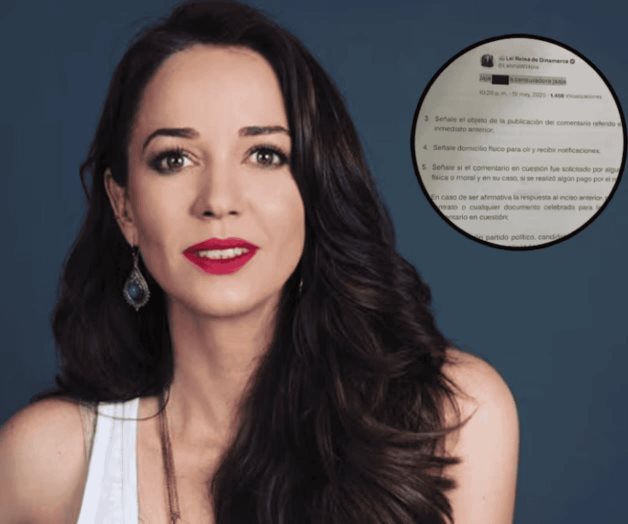 Laisha Wilkins informa sobre multa por tuit denunciado ante TEPJF