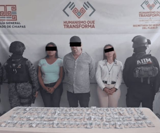 Funcionarios de Protección Civil de Chiapas arrestados por extorsión Funcionarios de Protección Civil de Chiapas arrestados por extorsión