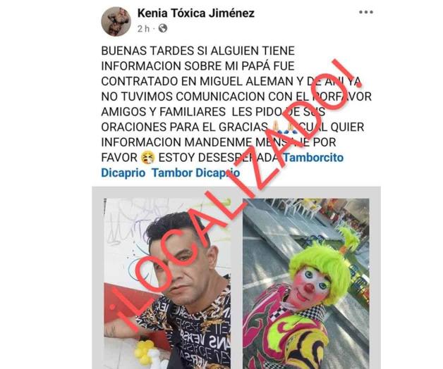 Localizan a payaso Localizan a payaso