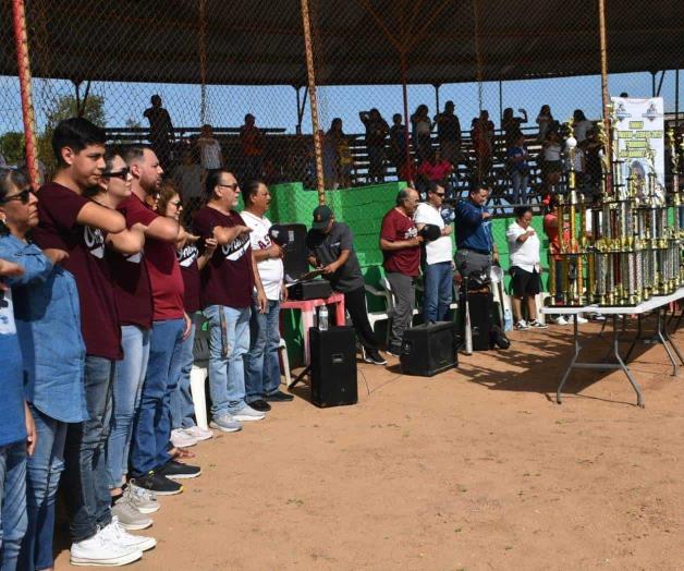 Inauguran temporada de torneo de beisbol Inauguran temporada de torneo de beisbol