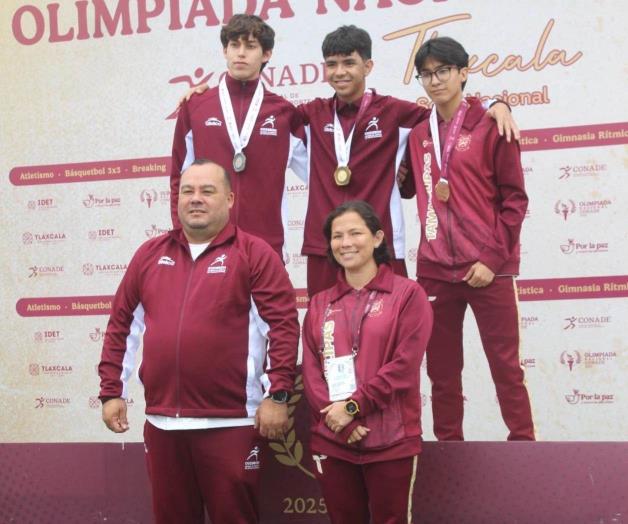 Oro y bronces para Tamaulipas