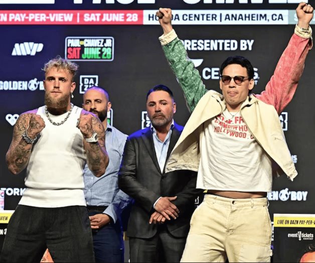 Julio C&eacute;sar Ch&aacute;vez Jr. se enfrenta a Jake Paul en un combate crucial