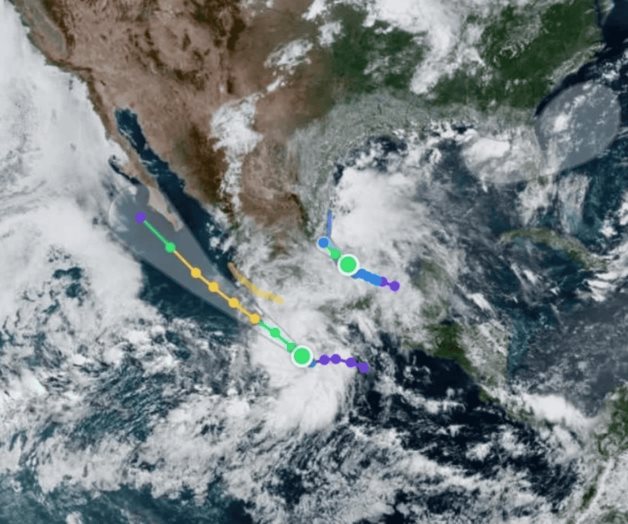 Se forman tormentas tropicales frente a costas de M&eacute;xico