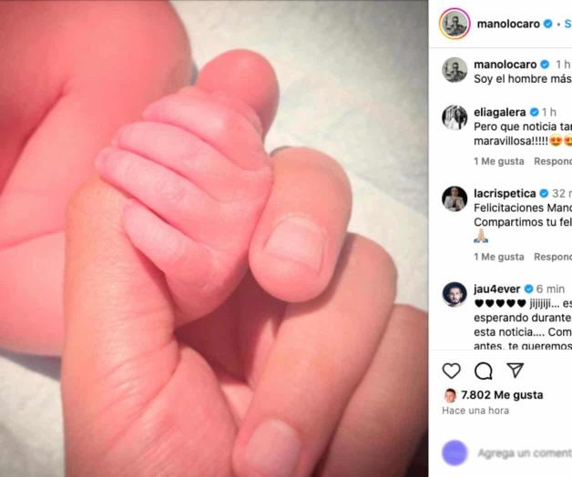 Manolo Caro se convierte en padre y comparte su felicidad en redes sociales Manolo Caro se convierte en padre y comparte su felicidad en redes sociales