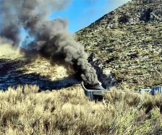 Emergencia en Coahuila por accidente en t&uacute;nel de la Carretera 57