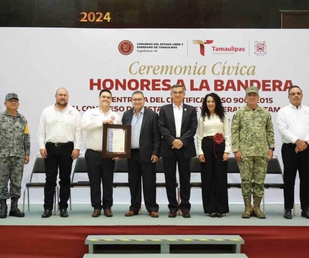 Recibe Congreso estatal Certificación Internacional Recibe Congreso estatal Certificación Internacional