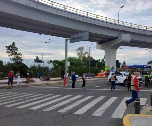 Protesta de Servidores de la Naci&oacute;n en Ecatepec por malos tratos