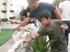 A un mes de la desaparición de los cinco integrantes del grupo Fugitivo, sus familiares encabezaron una caravana para exigir su localización con vida.