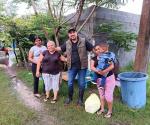 Apoyan a familias en La Carbonera
